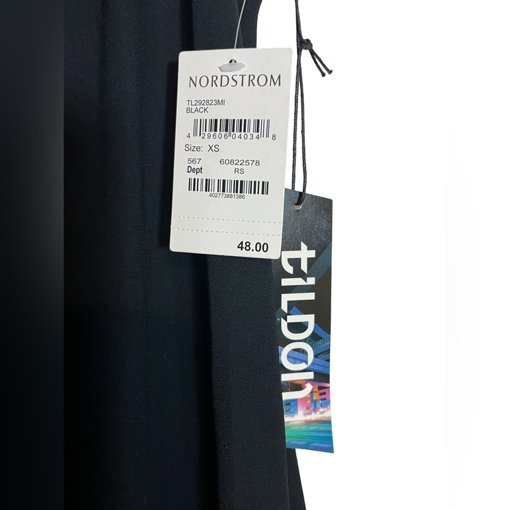 Tildon Black Sleeveless Shift Dress XS NWT – Perfect Little Black Dress! - Picture 5 of 6